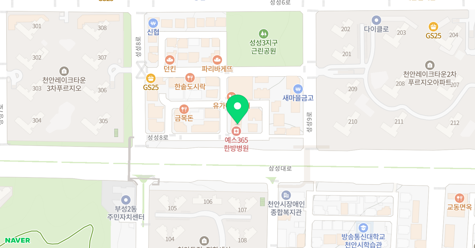 성성연세 FC 축구교실 위치