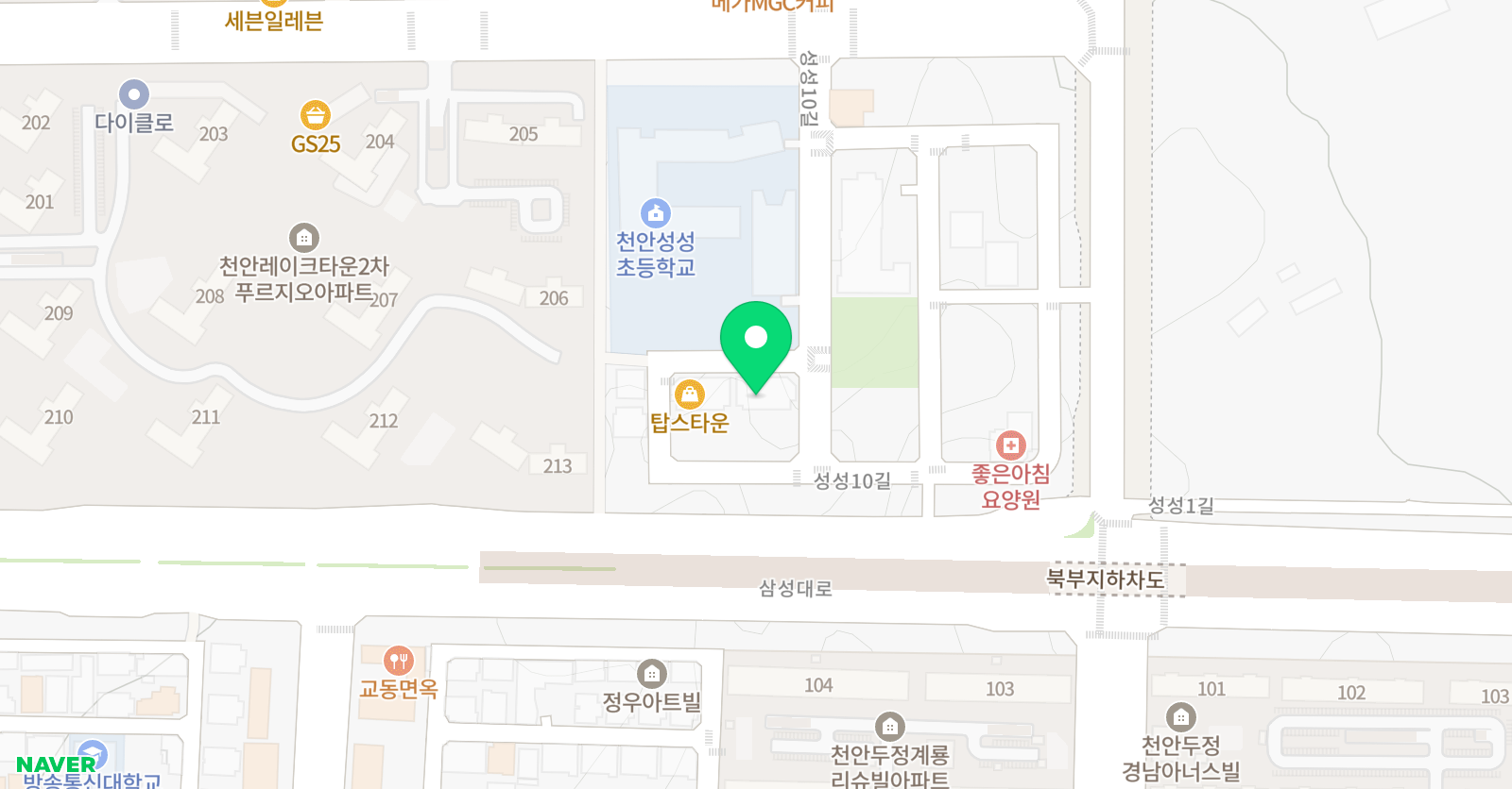 눈높이러닝센터 성성레이크학원 위치