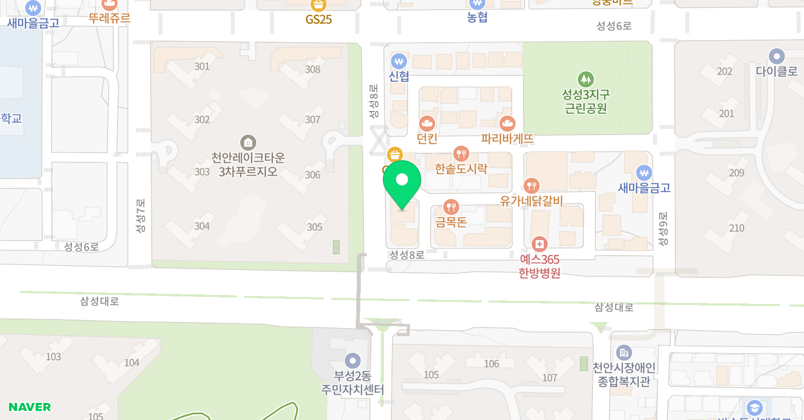 필아트영재미술학원 위치