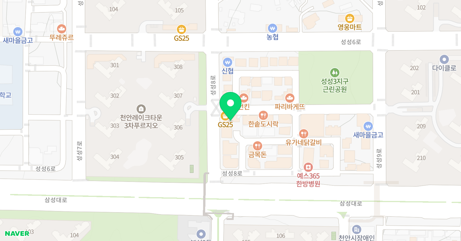 빡공 수학학원 위치