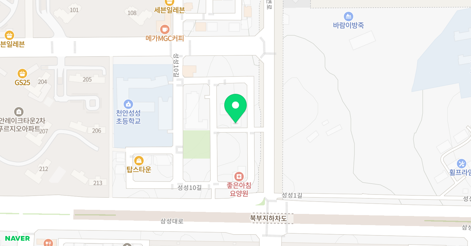성성파인트리 수영장 위치