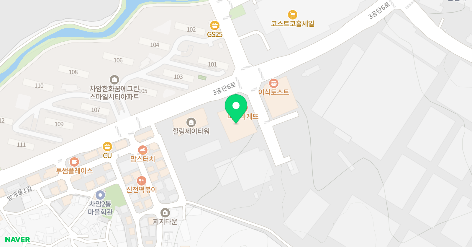 차암조은 음악학원 위치