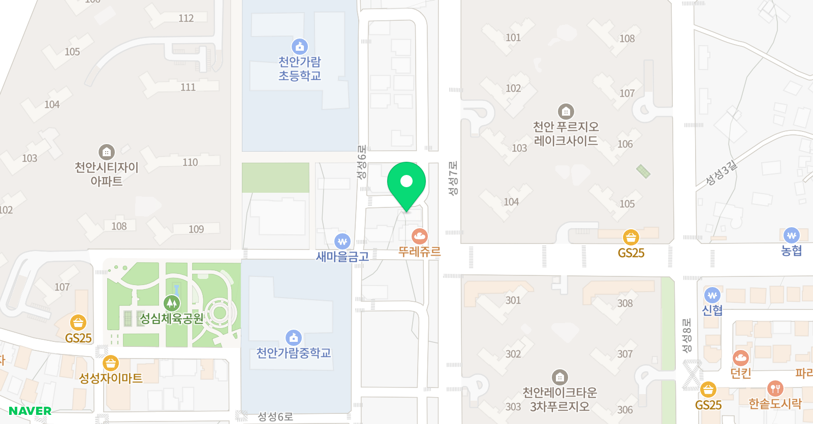 제이쌤의 수학에빠지다 학원 위치