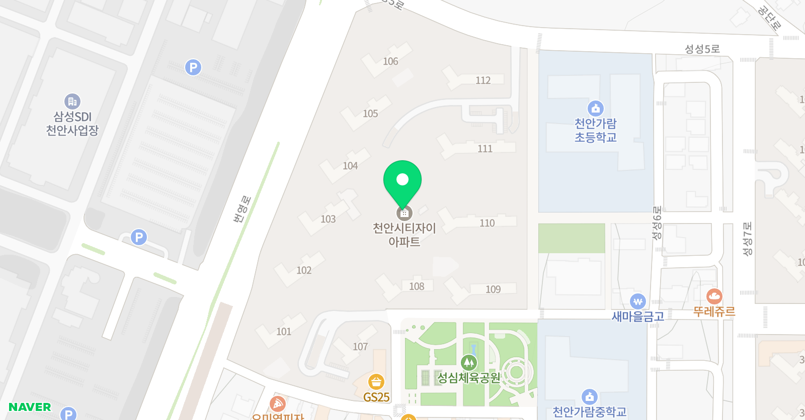 성성 바이올린 위치