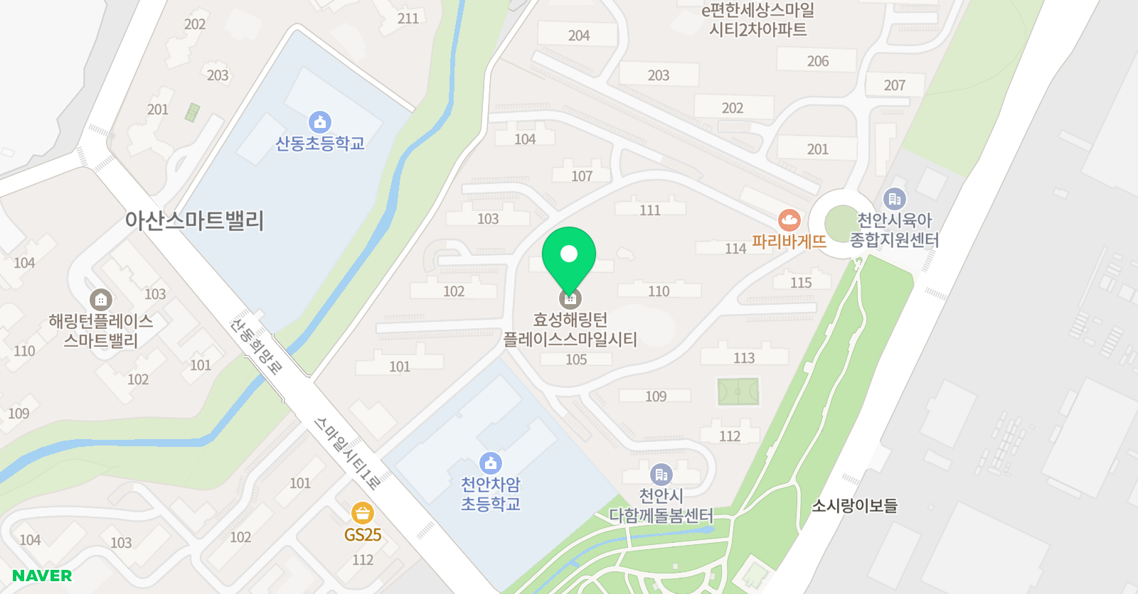 차암좋은 공부방 위치