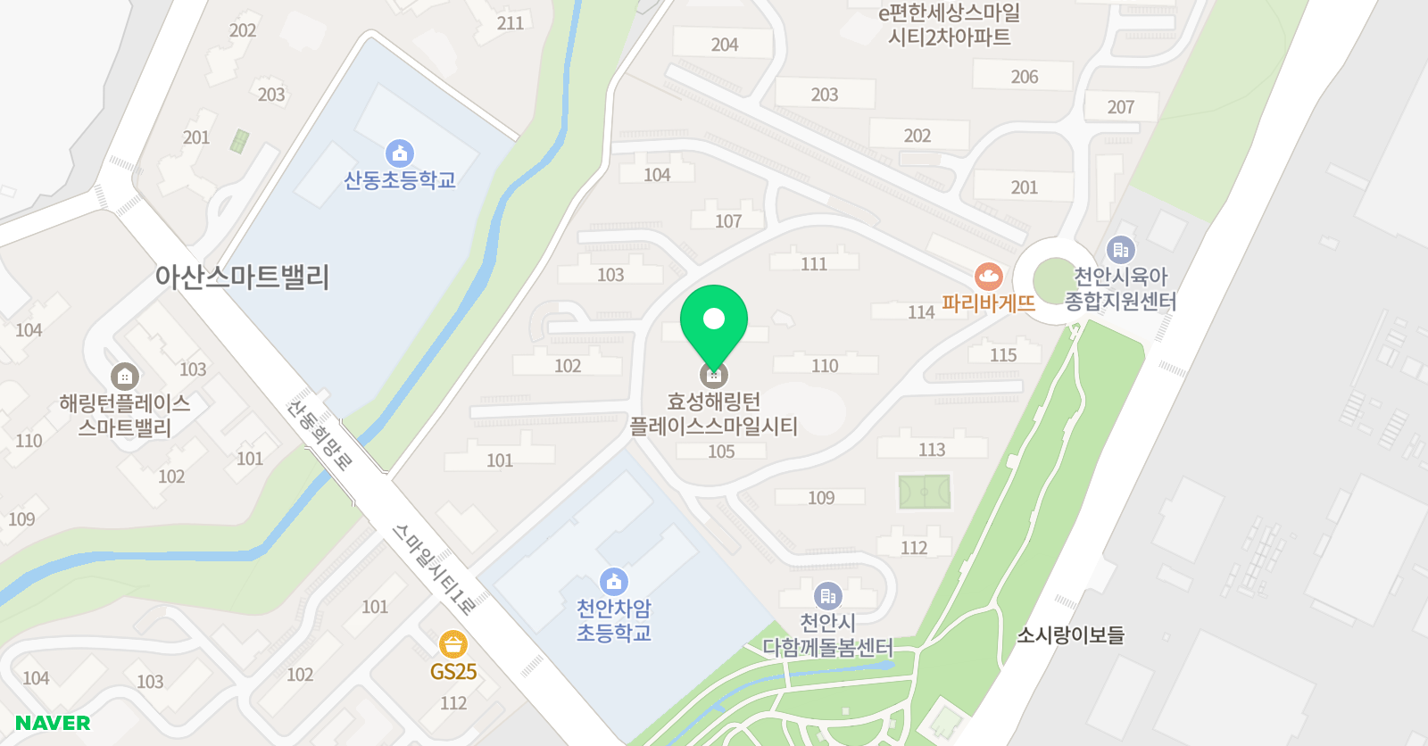 생각이커지는 수학 천안차암점 위치