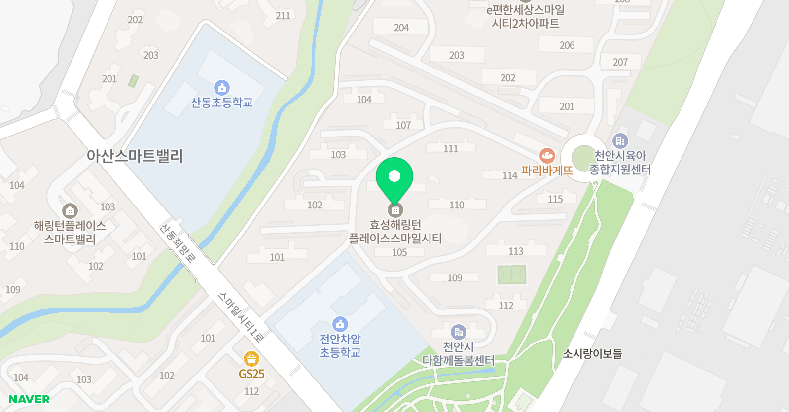 영재들의미술상자 효성스마일시티교육원 위치