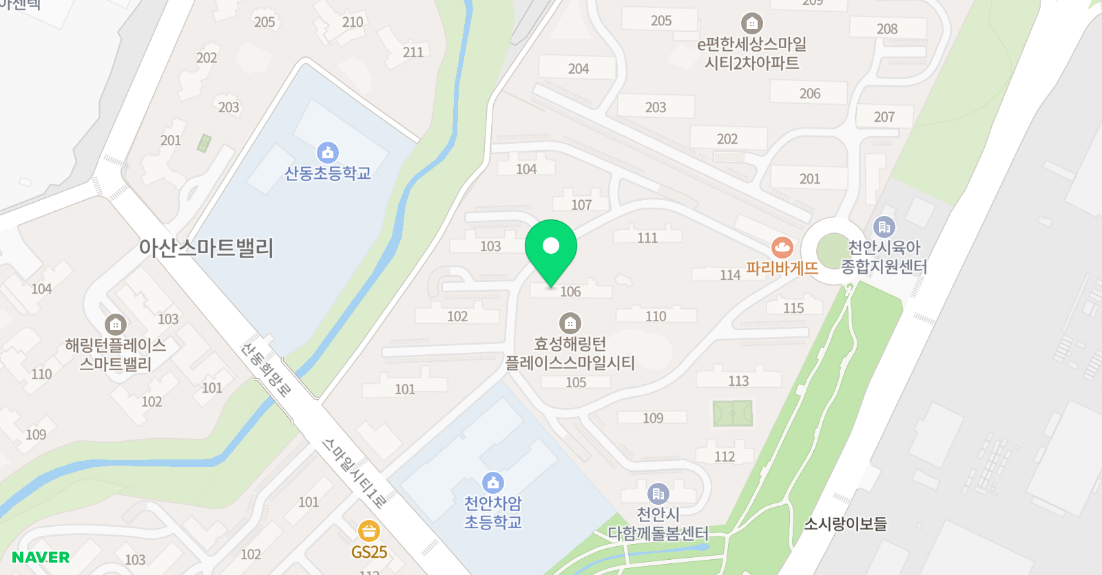 기탄 사고력교실 성성푸르지오3차점 위치