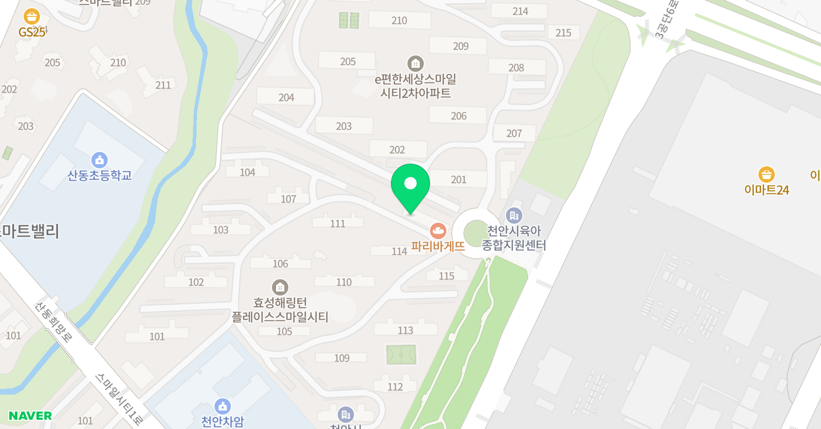단국대MTA 태권도 학원 위치