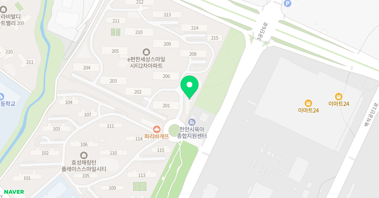 빨간펜수학의달인 차암 수학교습소 위치