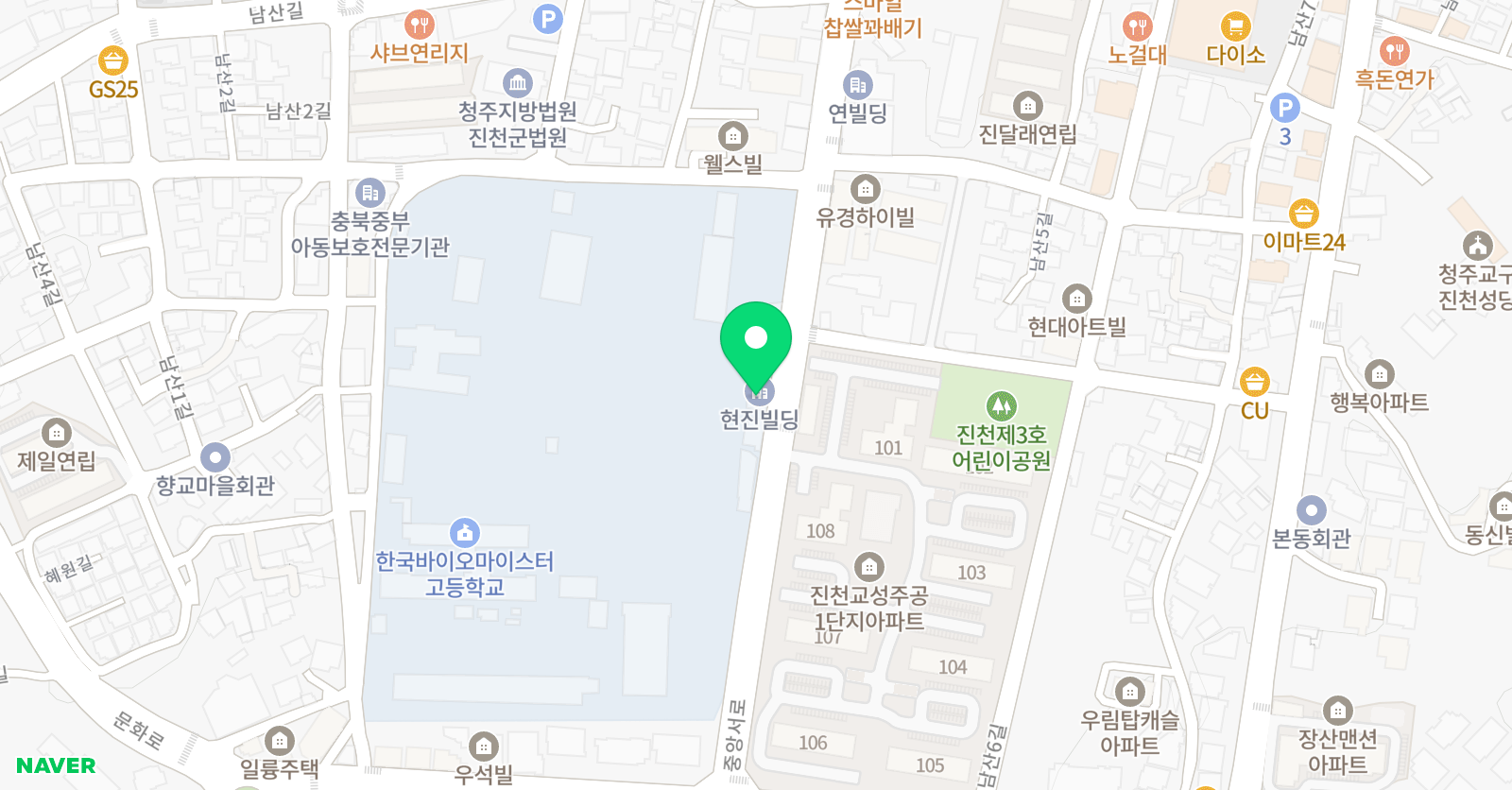 말과글 국어전문학원 위치