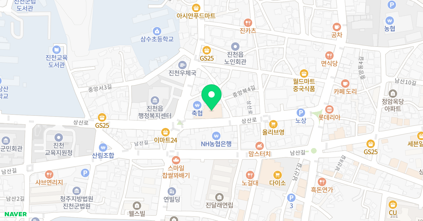 엠베스트SE 이룸학원 위치