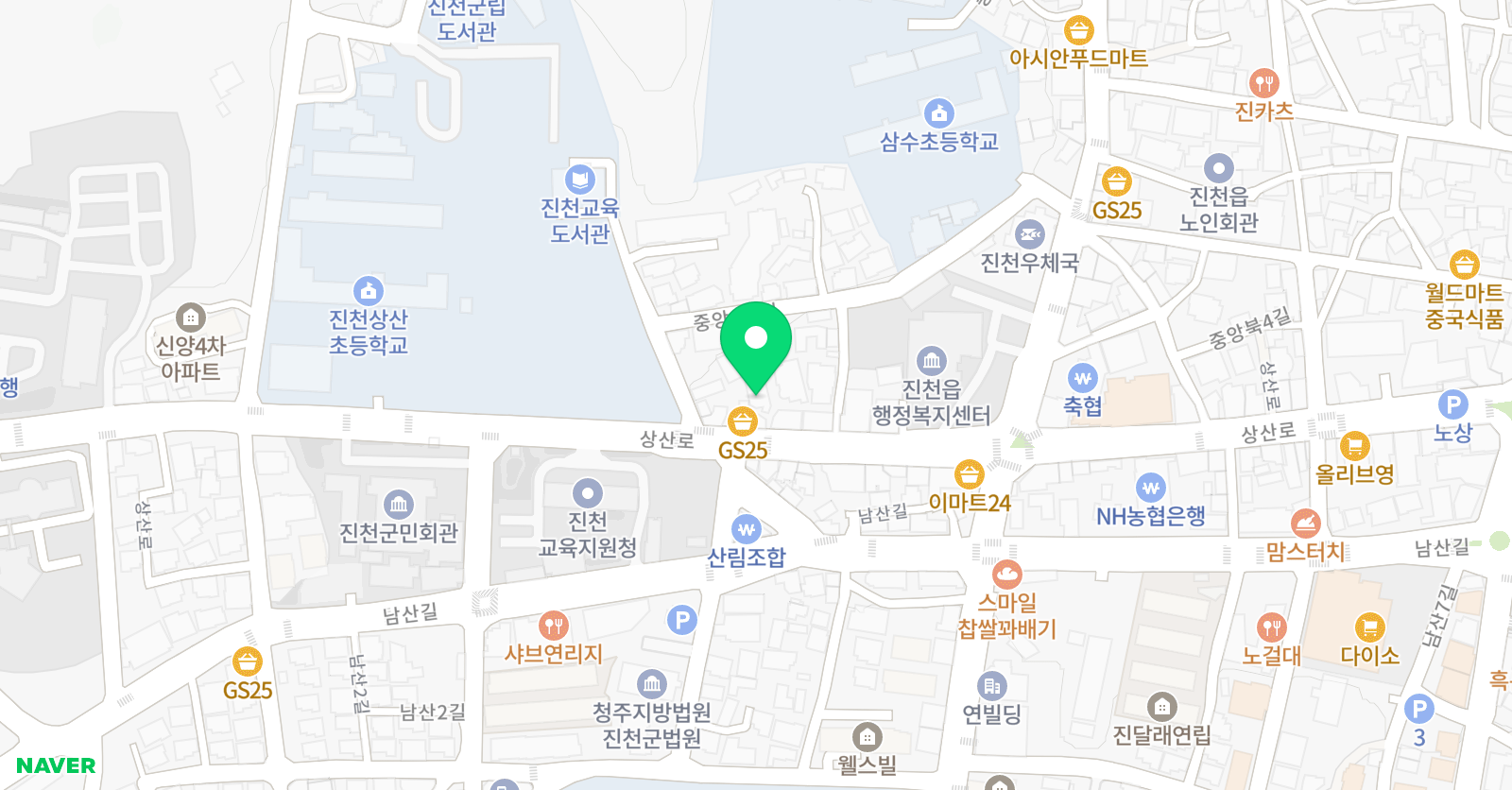 뮤엠 영어 진천캠퍼스 위치