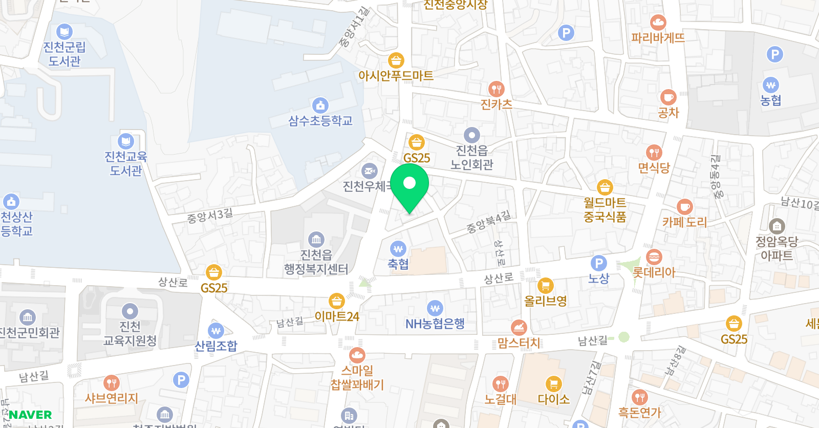 오르막길 수학학원 위치