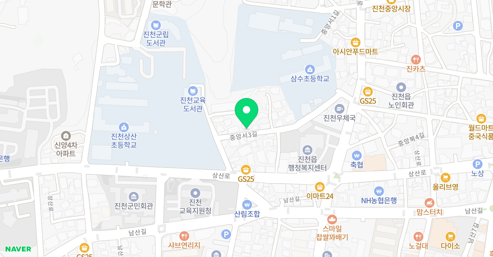 뿌리 미술학원 위치