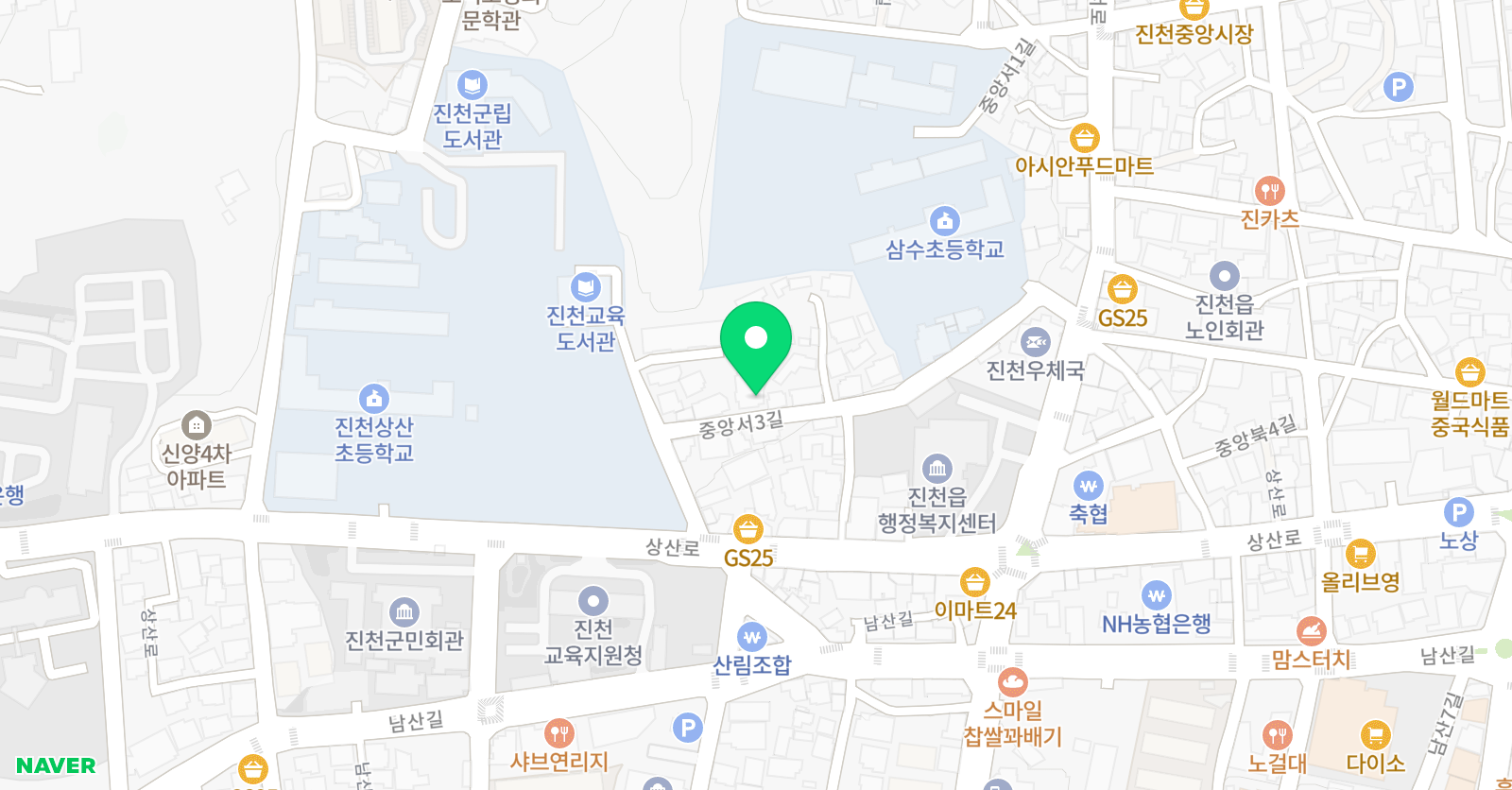 율곡 학원 위치