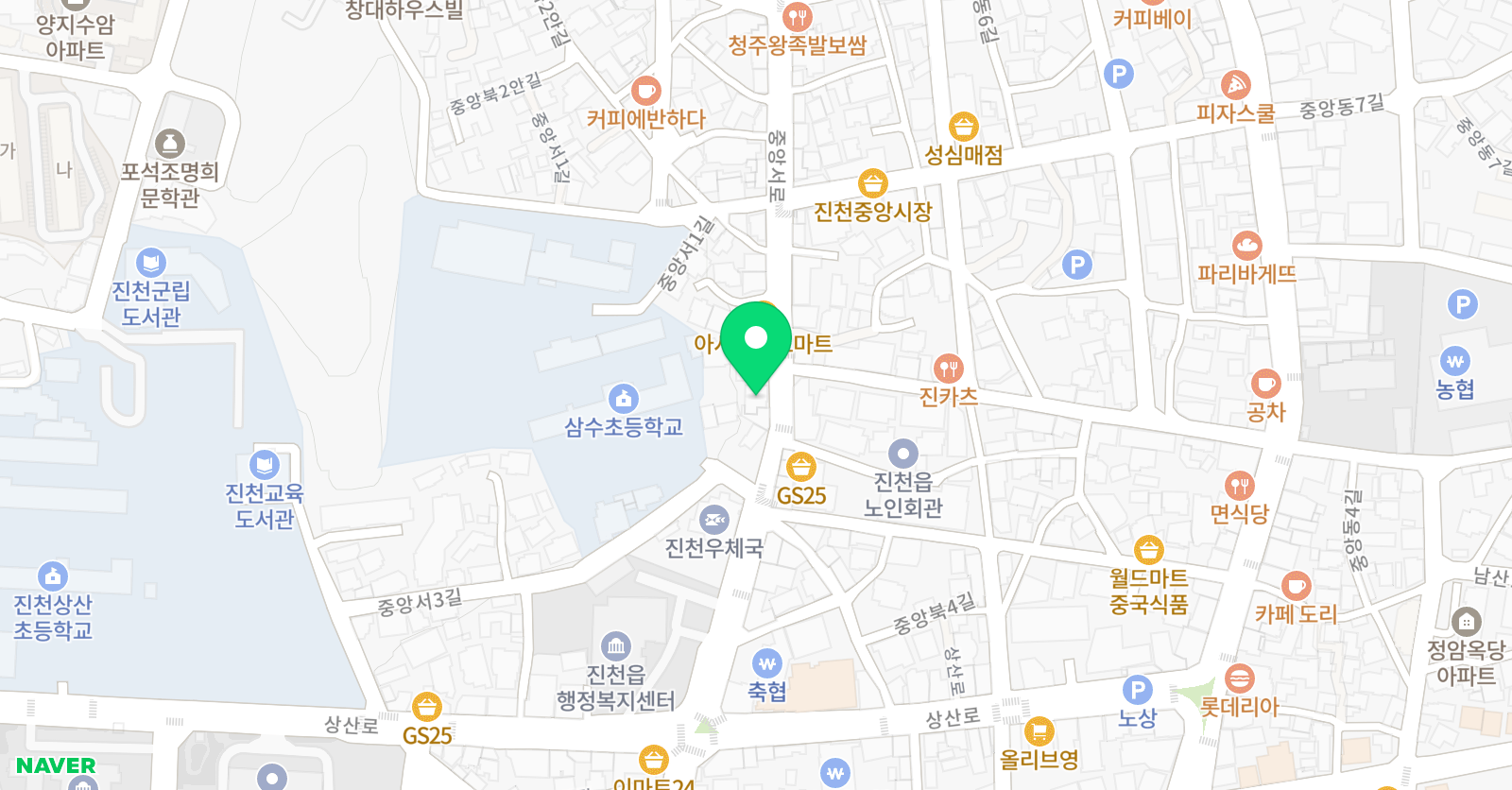 홍익 아트리 미술학원 위치