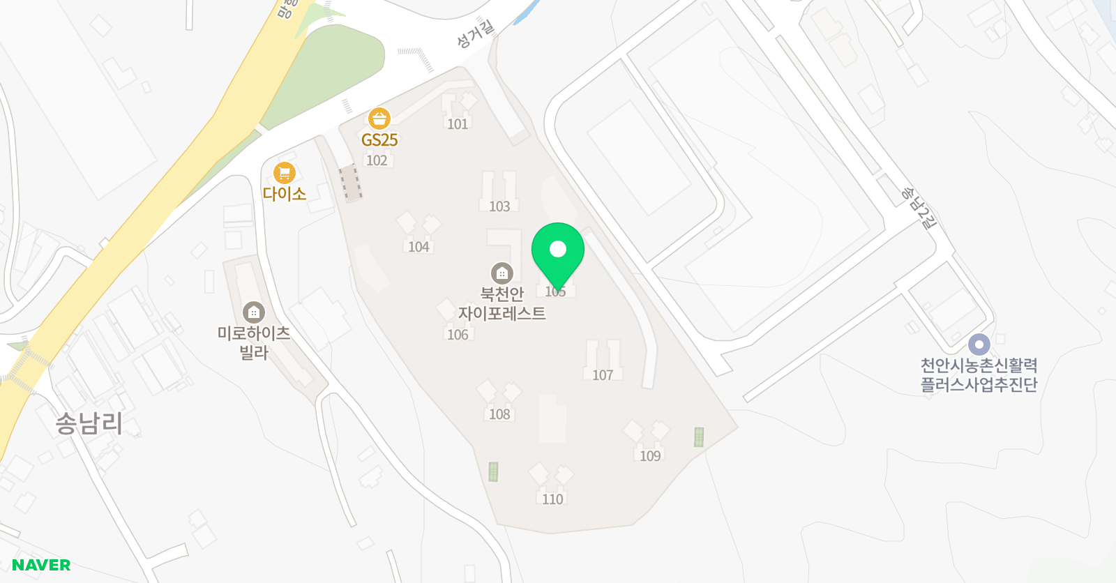 성거 홍쌤 수학 위치