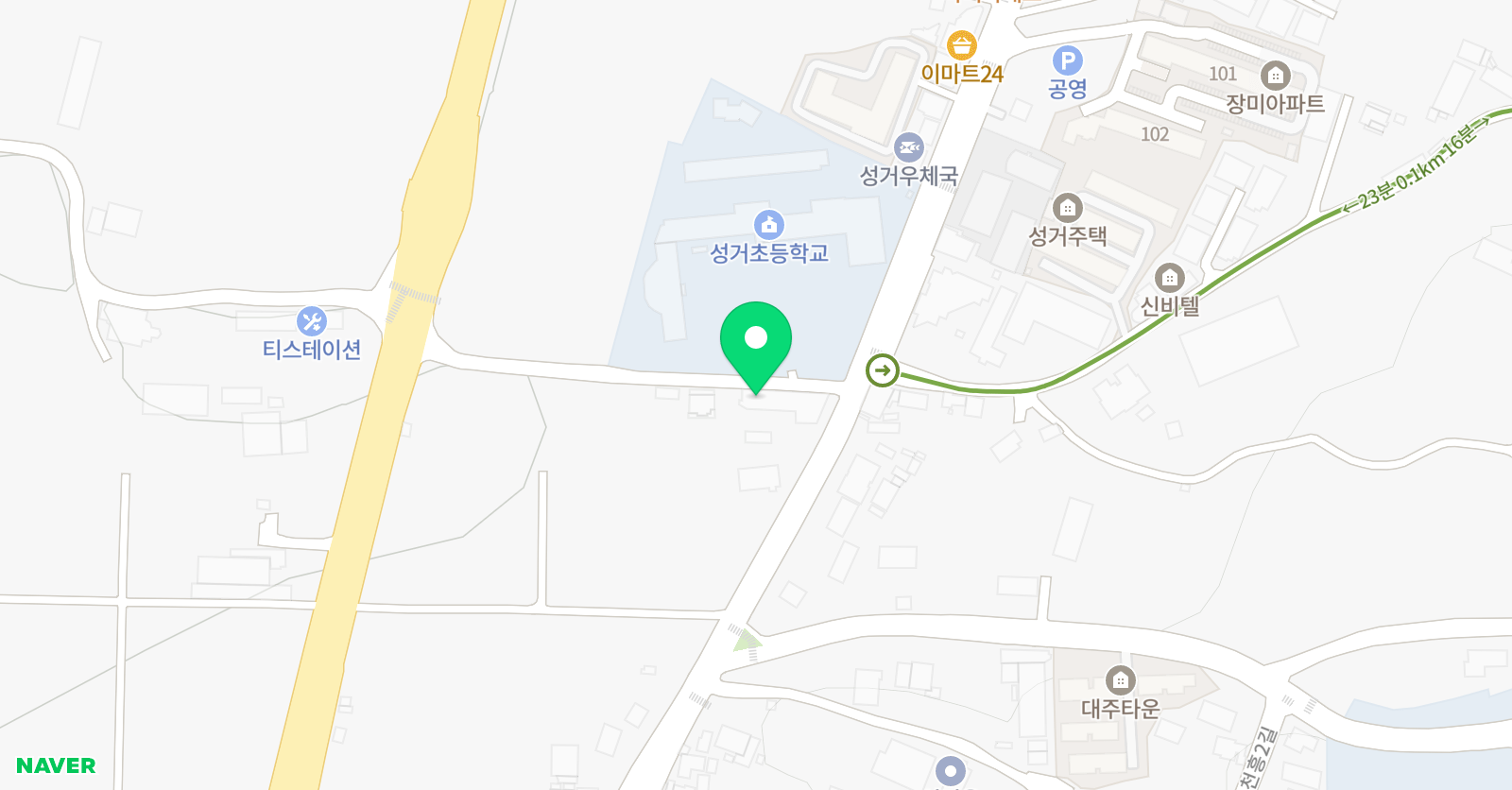 성거우리 미술학원 위치