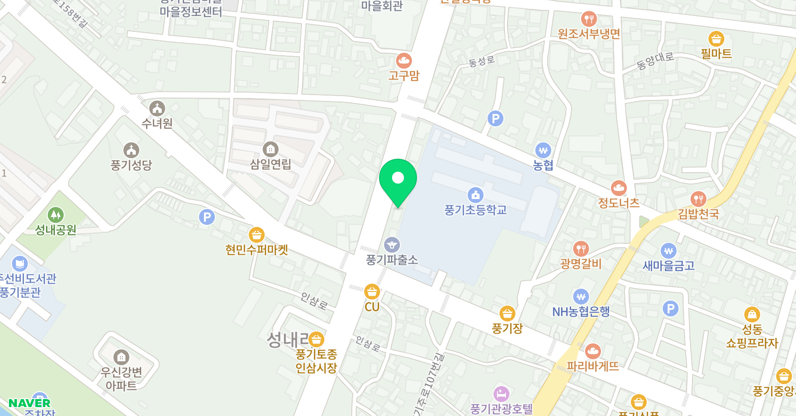 브레인 수학학원 위치