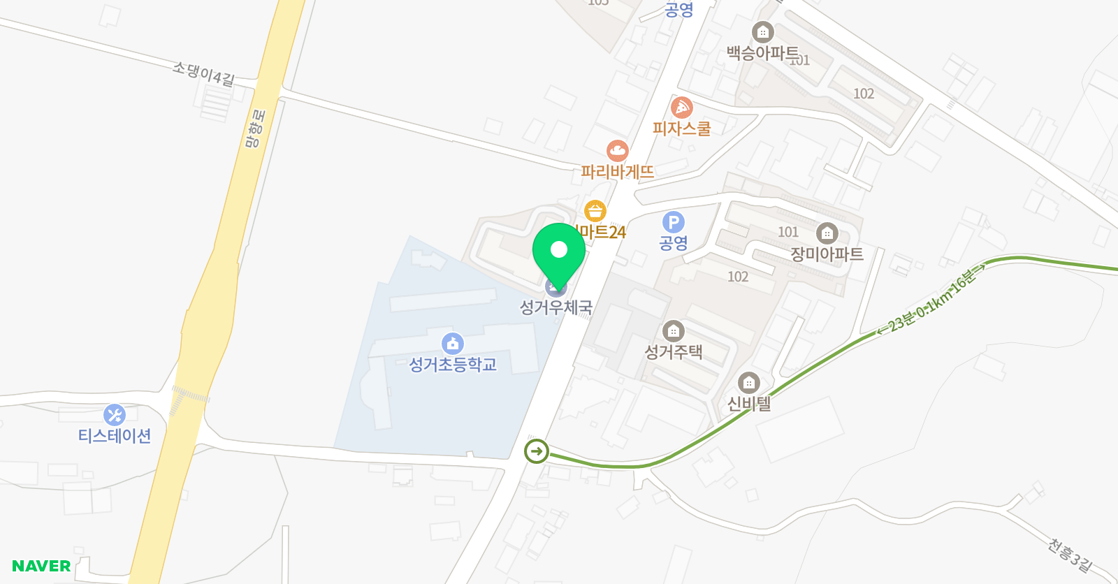 맛있는피아노음악학원 위치