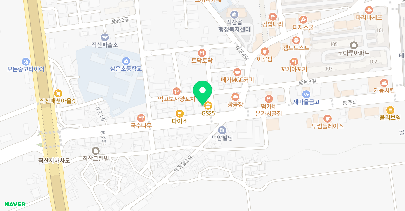 매스탑 수학학원 위치