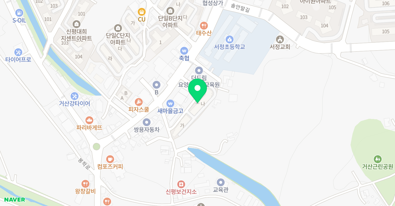 브라이트 잉글리쉬 어학원 위치
