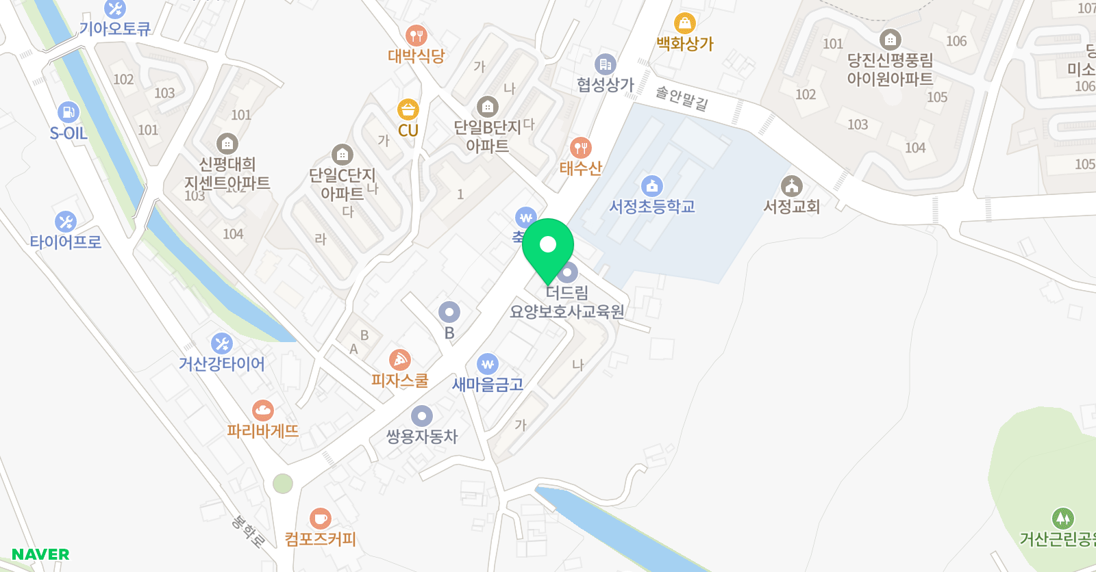 유엔아이 댄스핏 위치