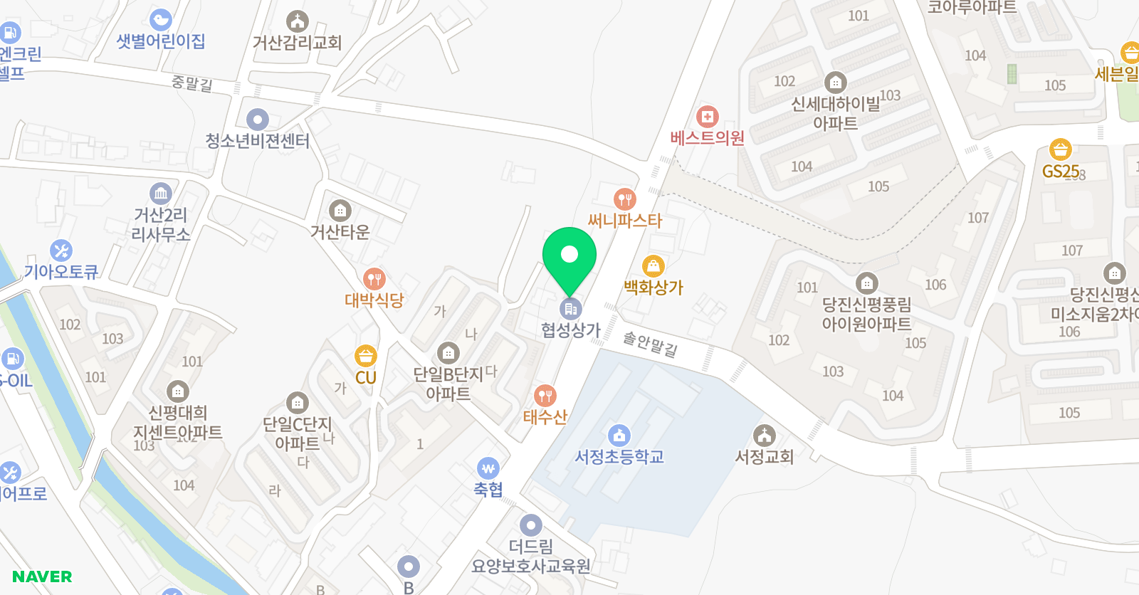리드인 신평 브레인매쓰 위치