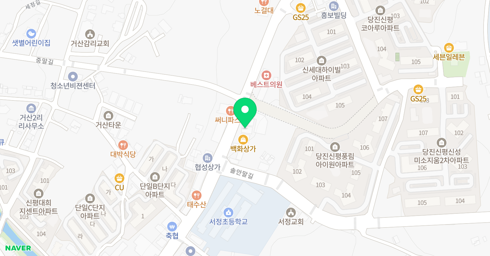 예스위캔 영어교습소 위치