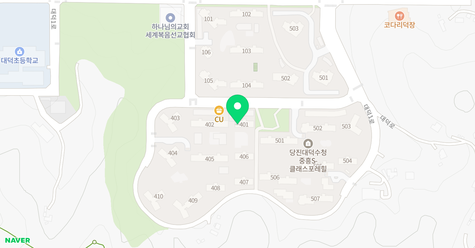 푸르넷 중흥s클래스공부방 위치