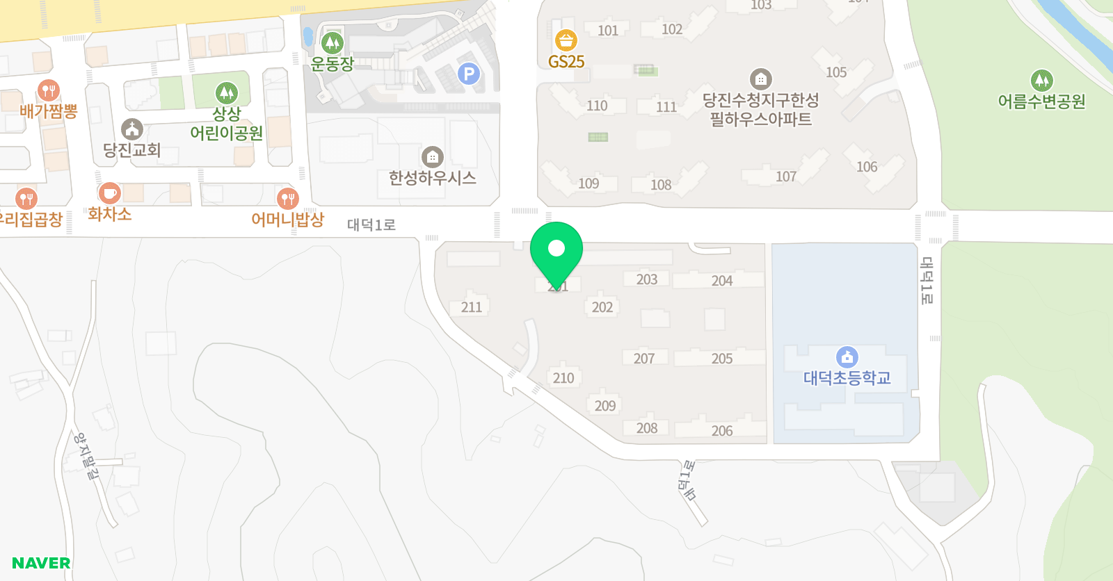 삼성 영어 대덕초교실 위치