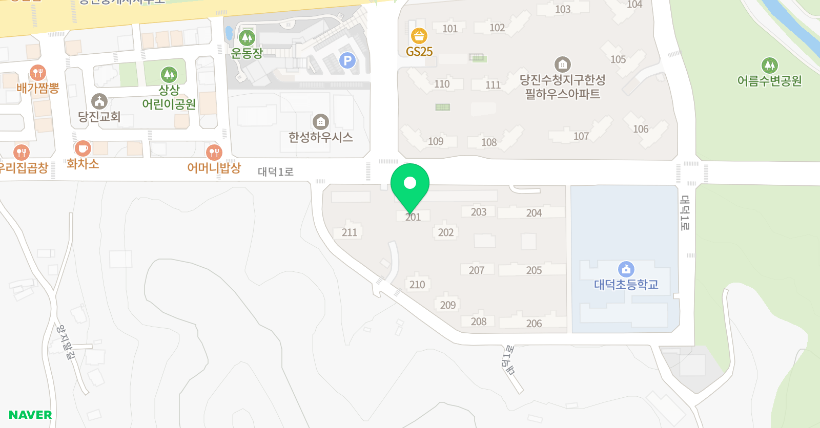 수학별 학원 위치