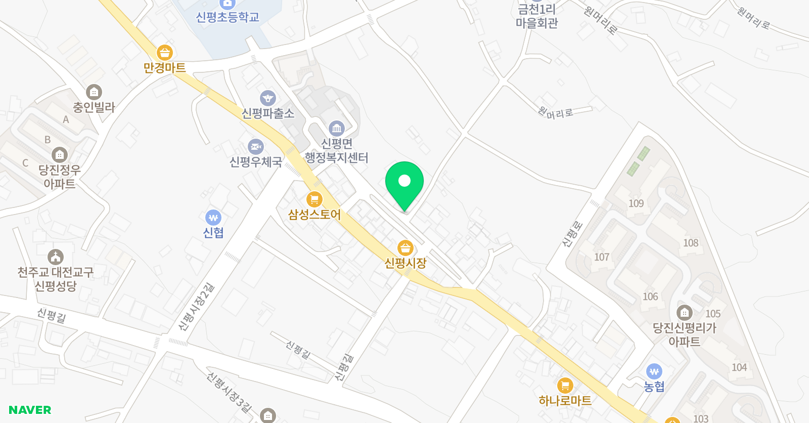 늘봄 영수학원 위치
