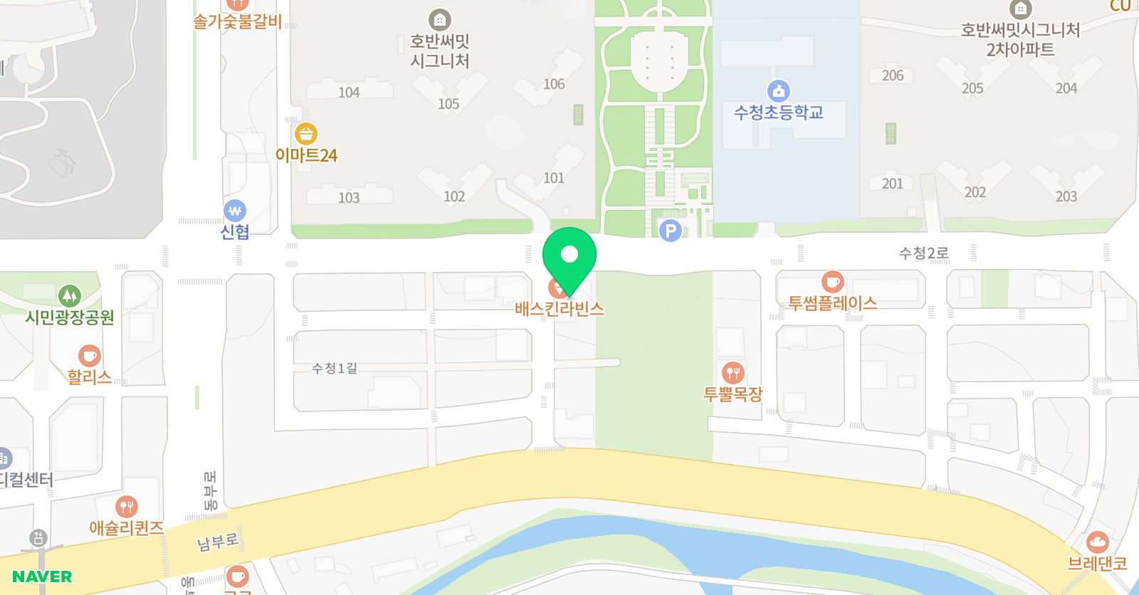 EiE고려대 어학원 당진수청캠퍼스 위치