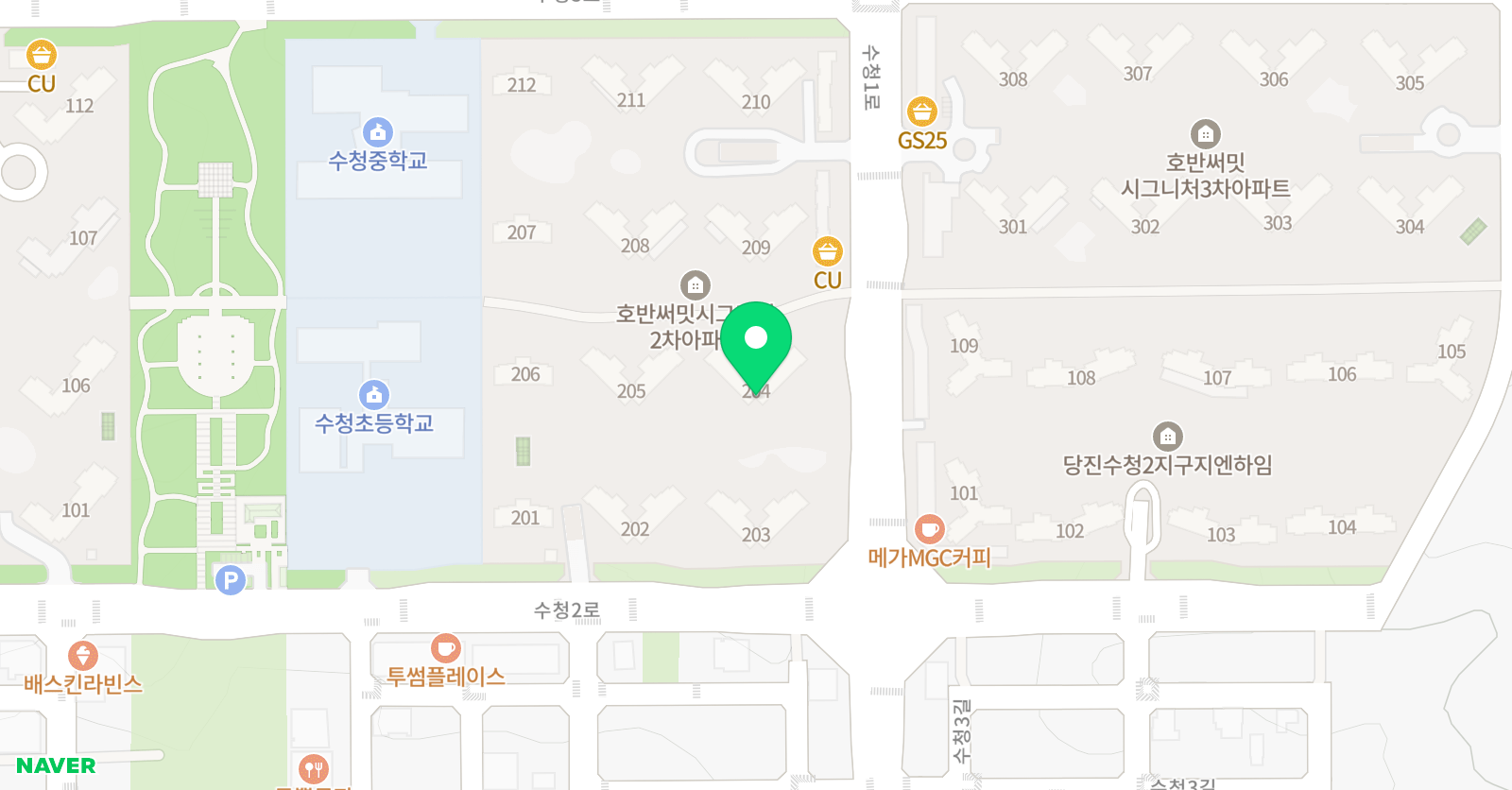 아소비 당진호반2차점 위치