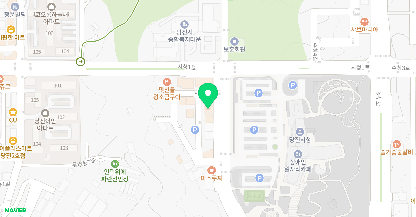 푸르넷 공부방 당진지점 위치