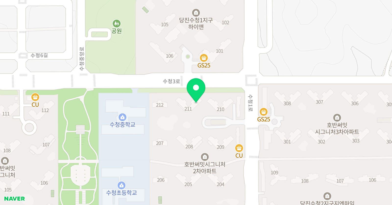 영클원어민영어수학 위치