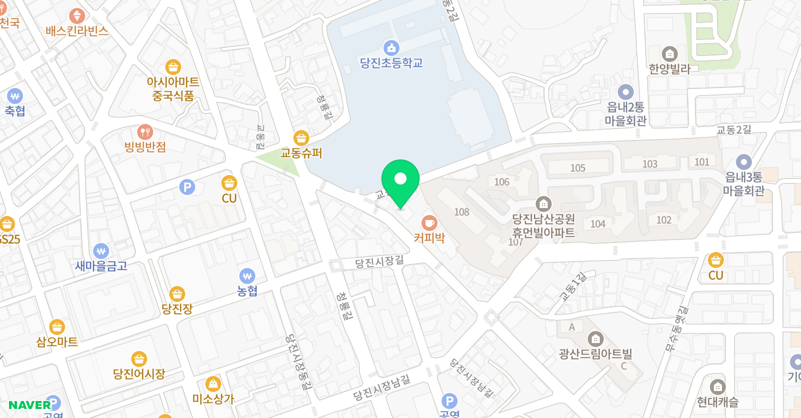 푸르넷 배움학원 위치