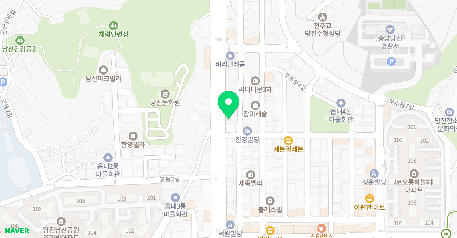 3030영어 당진읍내점 위치