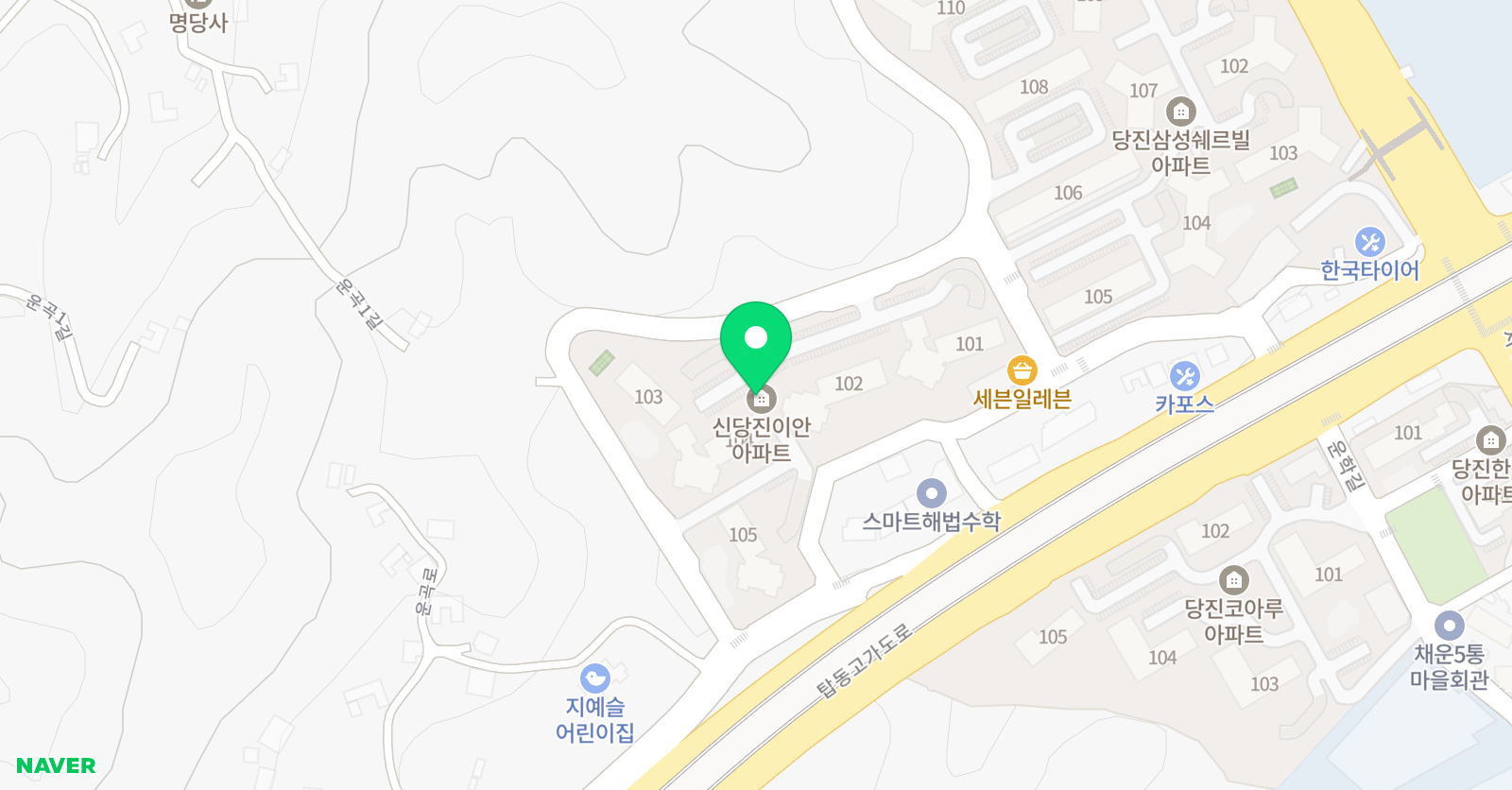 프렌 잉글리시 탑동학원 위치