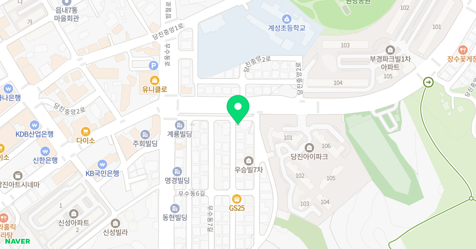 뮤직아카데미 학원 위치