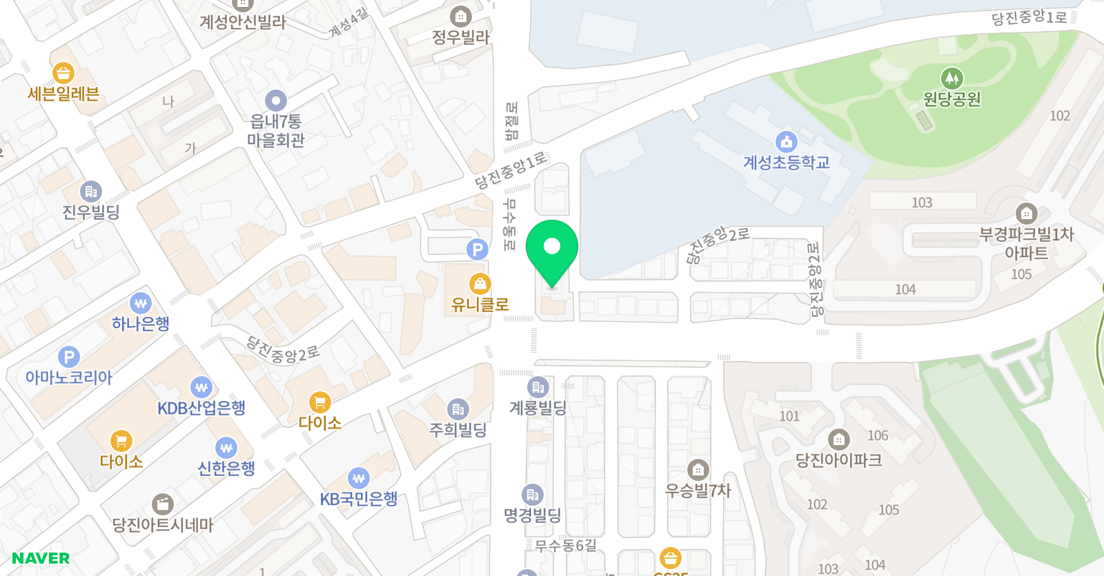 더나은미래 학원 위치