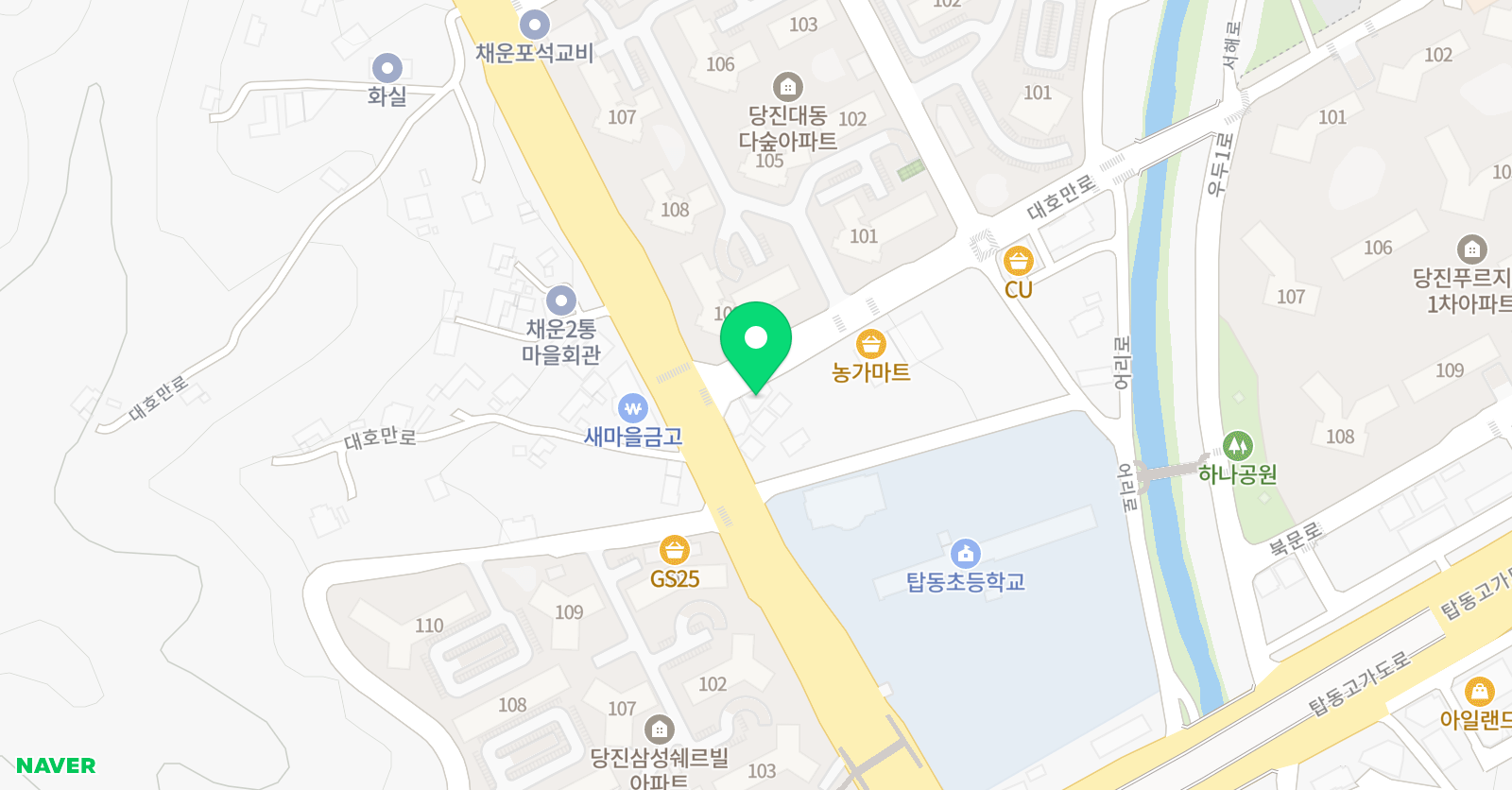 스마트해법영어 탑동엘리트교실 위치