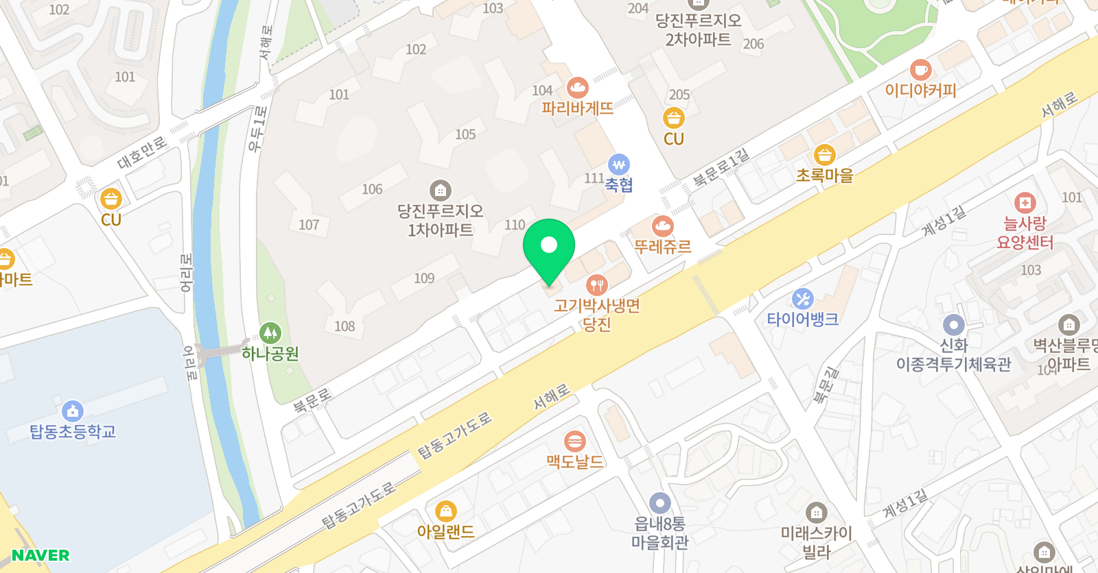 고마워 미술학원 위치