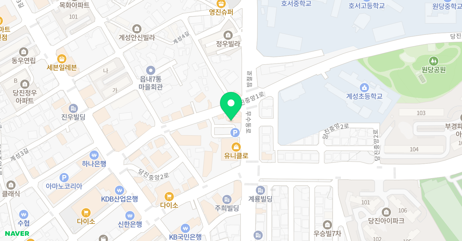 동명 학원 위치