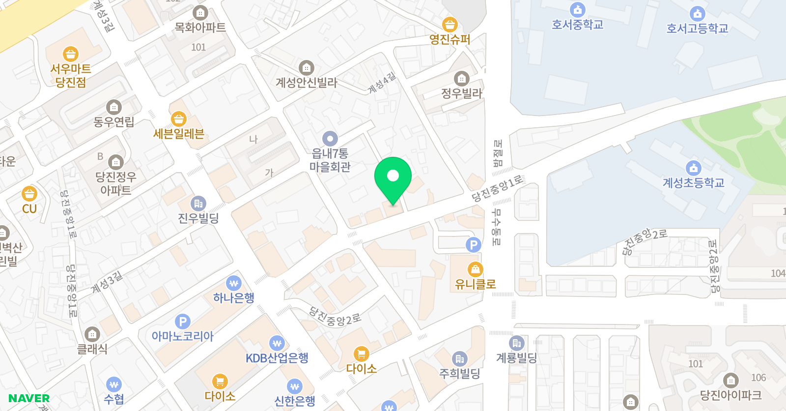 해담 학원 위치