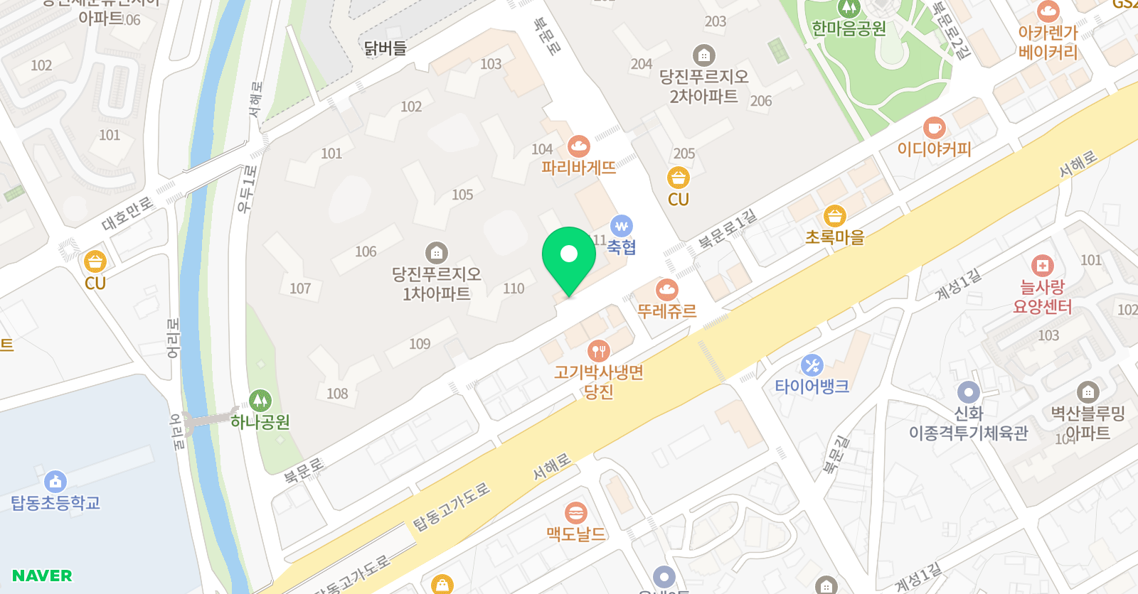 인 수학 위치