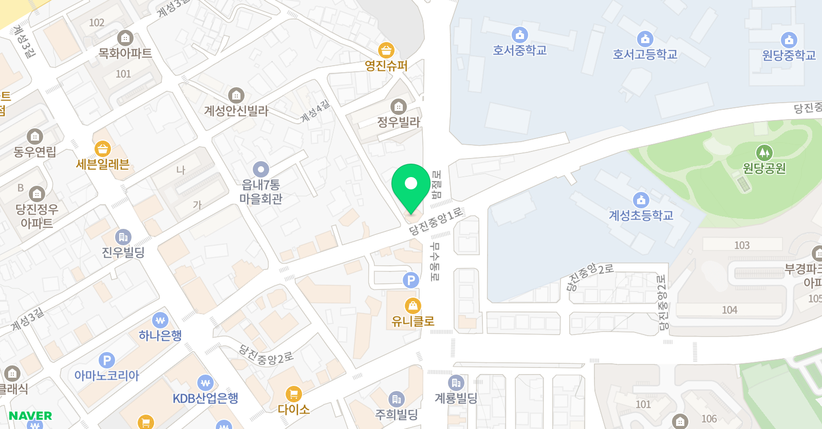 올라운드 아카데미학원 위치