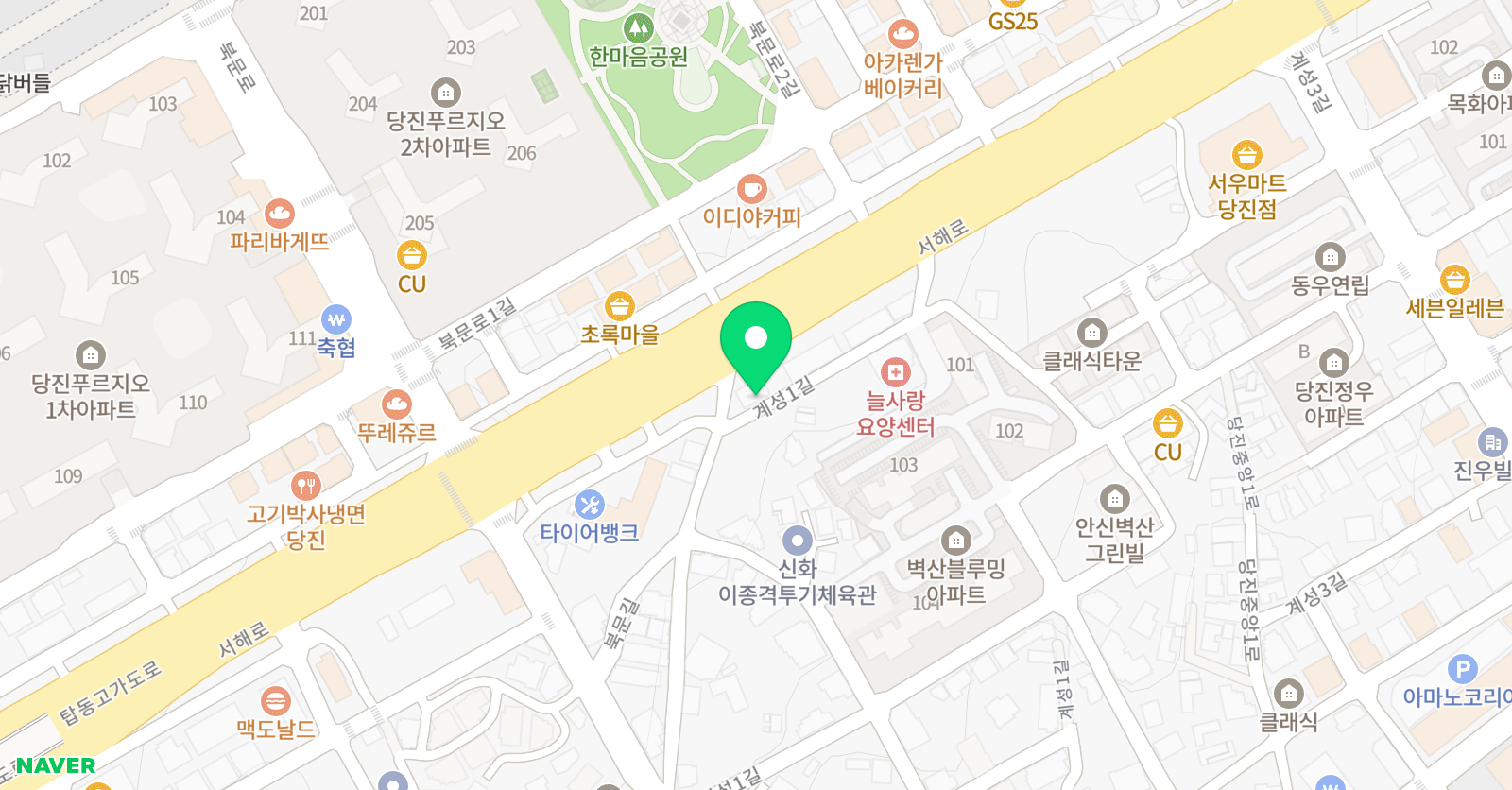 예담 무용학원 위치